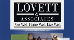 Desktop Screenshot of lovettfinancial.com